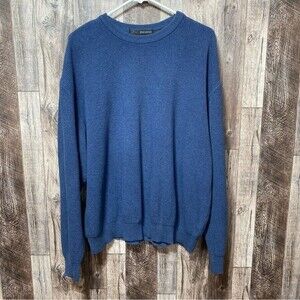 Greg Norman-Blue 100% Cotton Crewneck Sweater- Sz. XXL